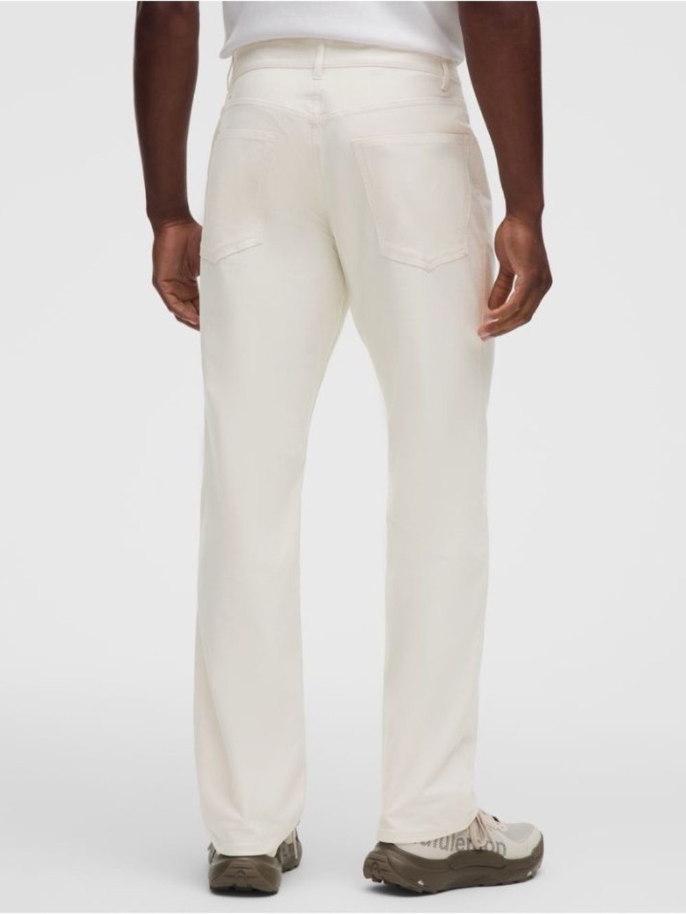 lululemon athletica Men's Cream Straight-Leg Pants